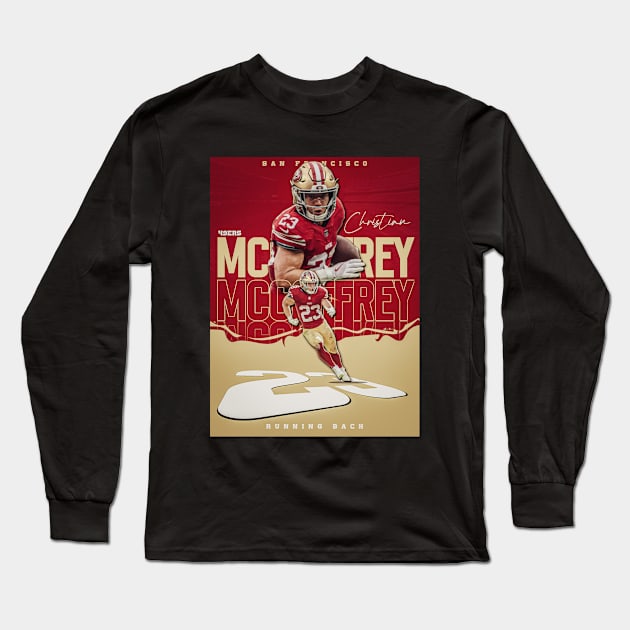 McCaffrey 23 Long Sleeve T-Shirt by NFLapparel